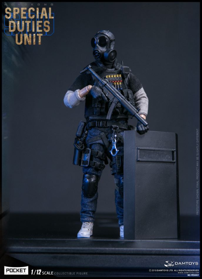 DAMTOYS : 1/12 POCKET ELITE SERIES: HONGKONG SDU (FAI SIR)
