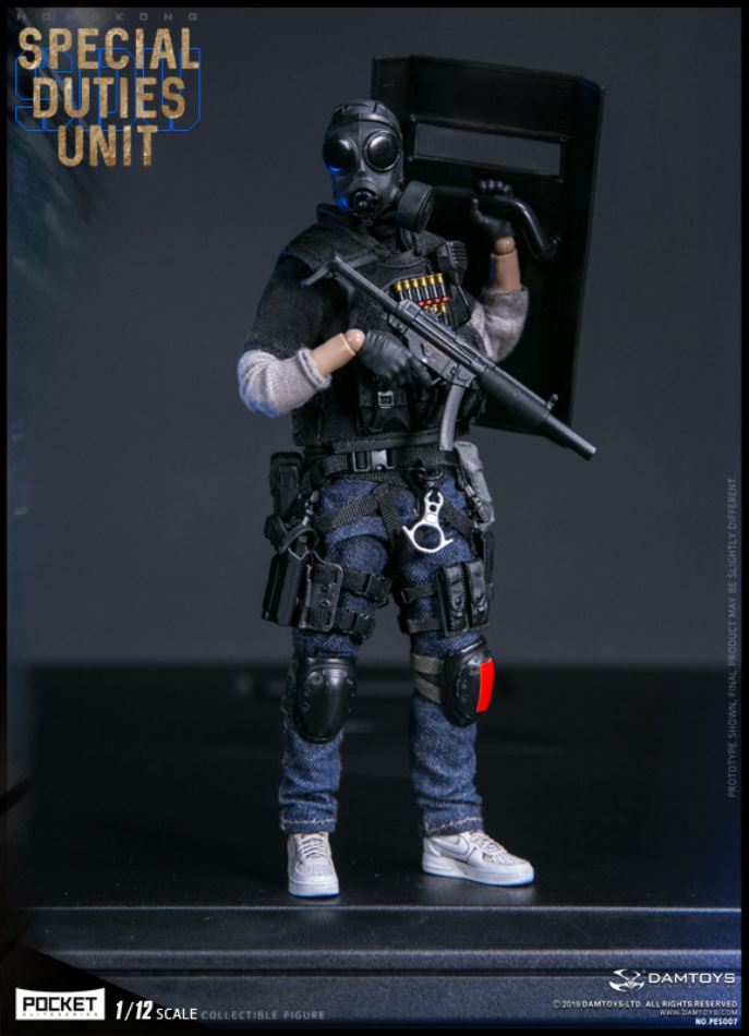 DAMTOYS : 1/12 POCKET ELITE SERIES: HONGKONG SDU (FAI SIR)
