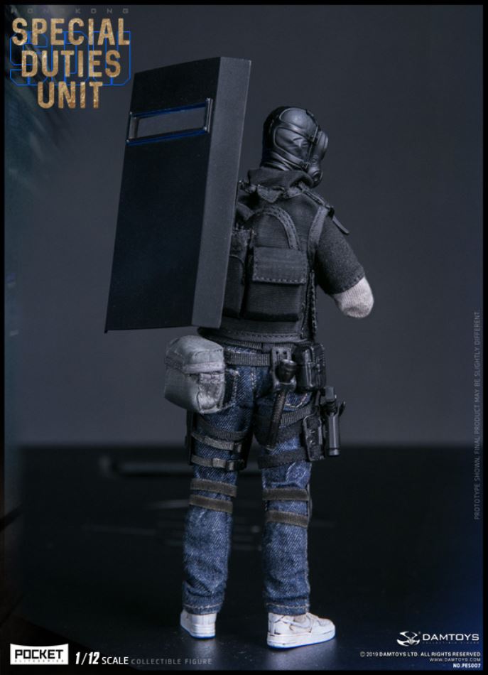 DAMTOYS : 1/12 POCKET ELITE SERIES: HONGKONG SDU (FAI SIR)