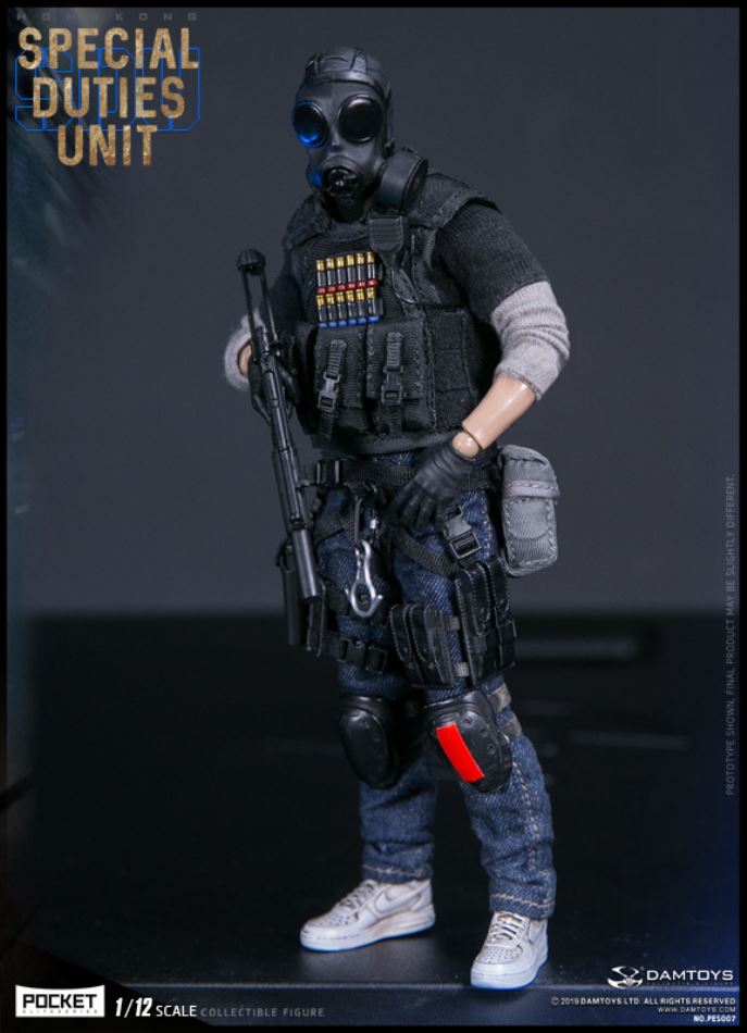 DAMTOYS : 1/12 POCKET ELITE SERIES: HONGKONG SDU (FAI SIR)