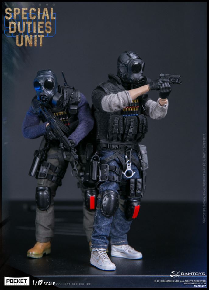 DAMTOYS : 1/12 POCKET ELITE SERIES: HONGKONG SDU (FAI SIR)