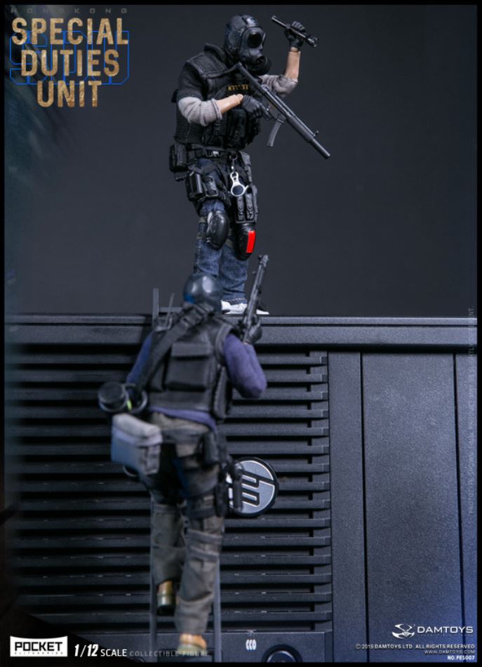 DAMTOYS : 1/12 POCKET ELITE SERIES: HONGKONG SDU (FAI SIR)