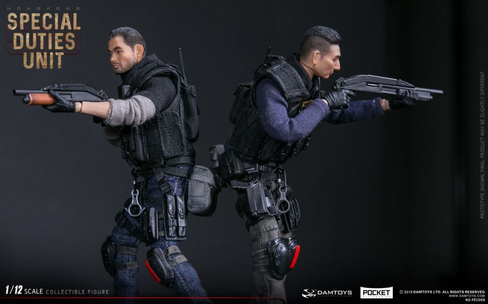 DAMTOYS : 1/12 POCKET ELITE SERIES: HONGKONG SDU (SAM SIR)