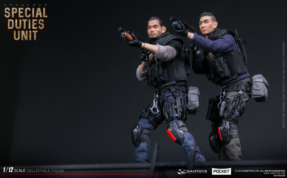 DAMTOYS : 1/12 POCKET ELITE SERIES: HONGKONG SDU (SAM SIR)