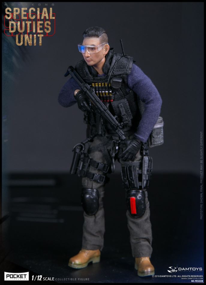 DAMTOYS : 1/12 POCKET ELITE SERIES: HONGKONG SDU (SAM SIR)