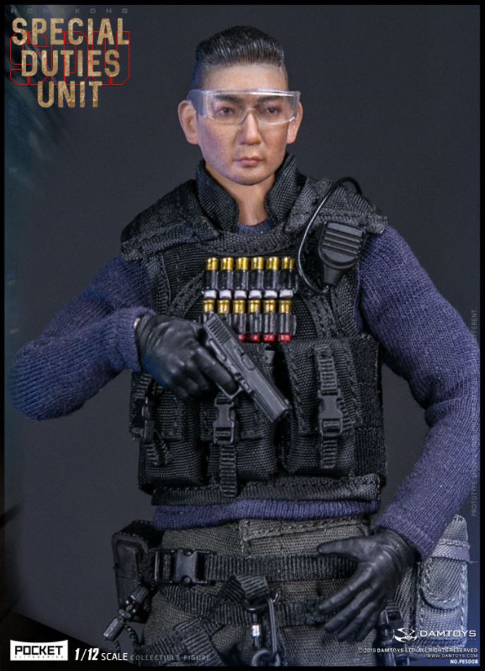 DAMTOYS : 1/12 POCKET ELITE SERIES: HONGKONG SDU (SAM SIR)