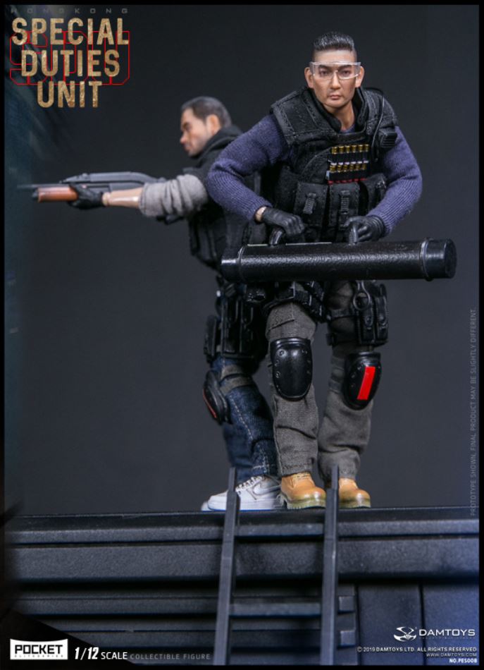 DAMTOYS : 1/12 POCKET ELITE SERIES: HONGKONG SDU (SAM SIR)