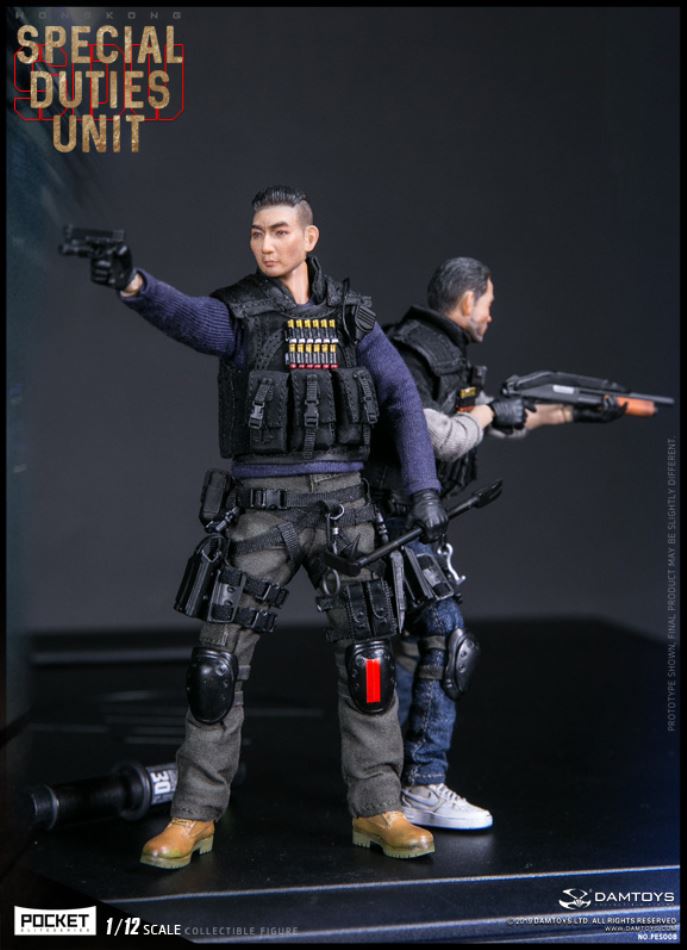 DAMTOYS : 1/12 POCKET ELITE SERIES: HONGKONG SDU (SAM SIR)