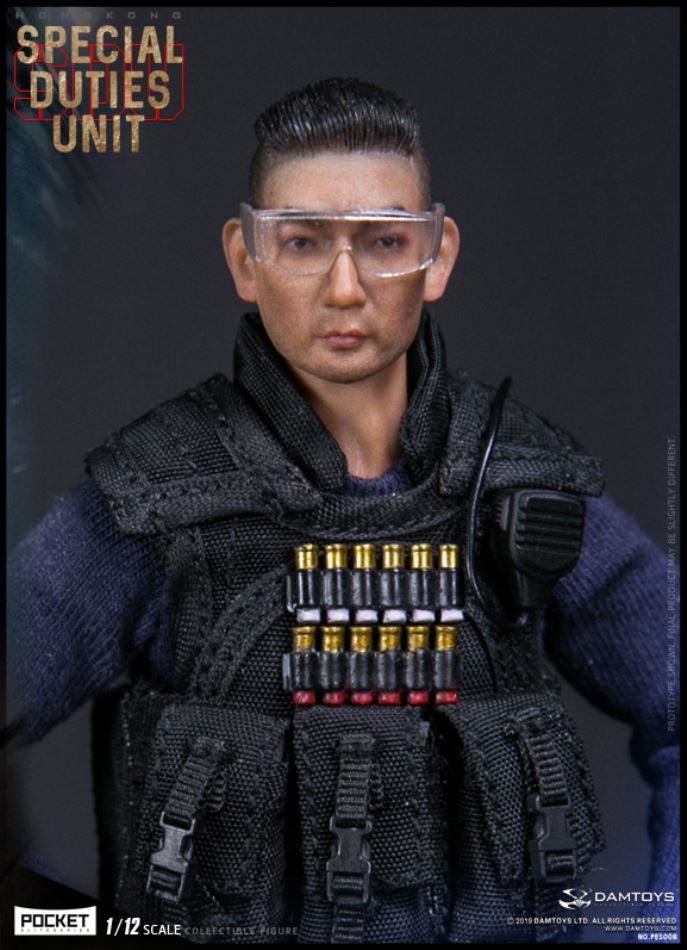 DAMTOYS : 1/12 POCKET ELITE SERIES: HONGKONG SDU (SAM SIR)