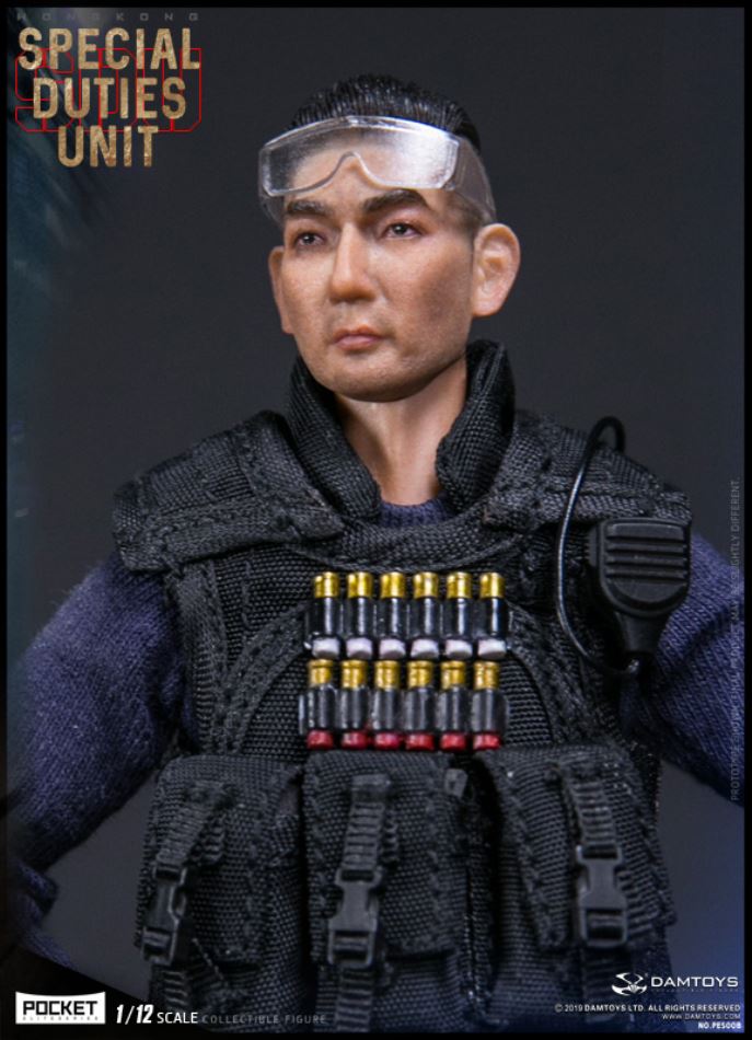 DAMTOYS : 1/12 POCKET ELITE SERIES: HONGKONG SDU (SAM SIR)