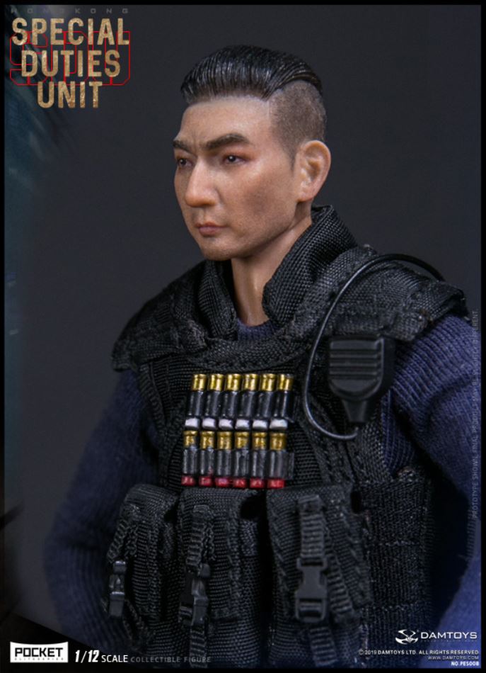 DAMTOYS : 1/12 POCKET ELITE SERIES: HONGKONG SDU (SAM SIR)