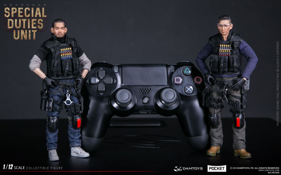 DAMTOYS : 1/12 POCKET ELITE SERIES: HONGKONG SDU (SAM SIR)