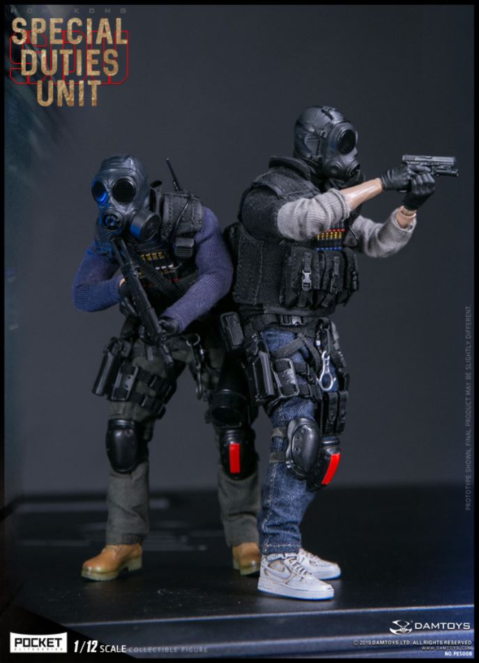 DAMTOYS : 1/12 POCKET ELITE SERIES: HONGKONG SDU (SAM SIR)