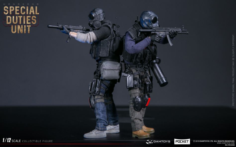 DAMTOYS : 1/12 POCKET ELITE SERIES: HONGKONG SDU (SAM SIR)
