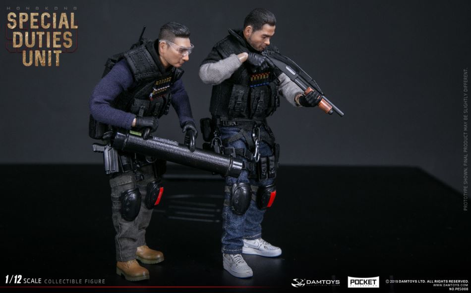 DAMTOYS : 1/12 POCKET ELITE SERIES: HONGKONG SDU (SAM SIR)