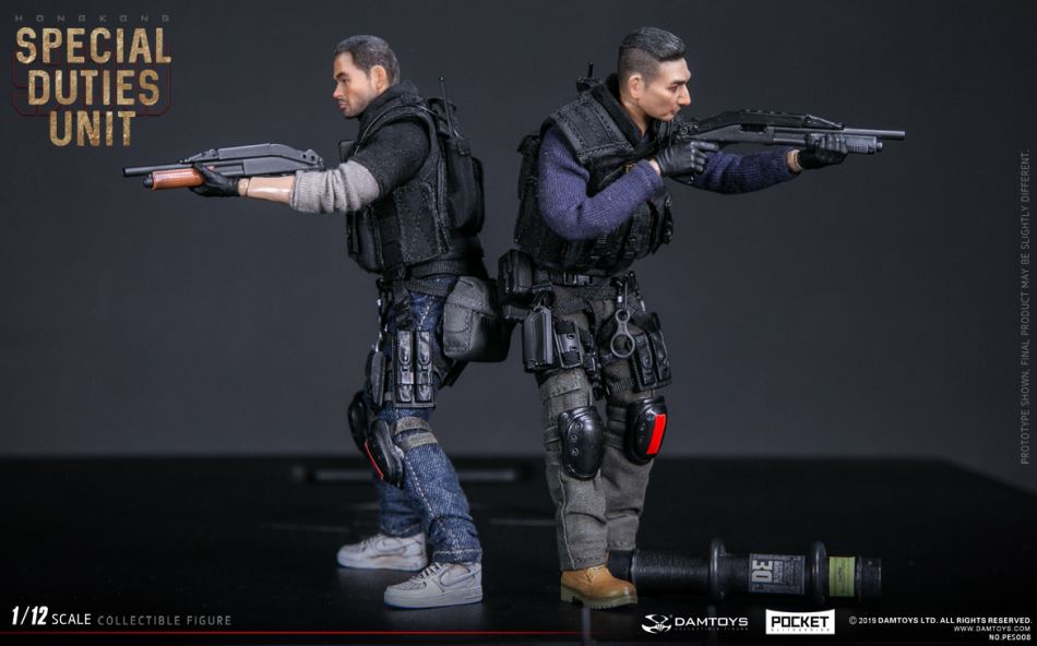 DAMTOYS : 1/12 POCKET ELITE SERIES: HONGKONG SDU (SAM SIR)