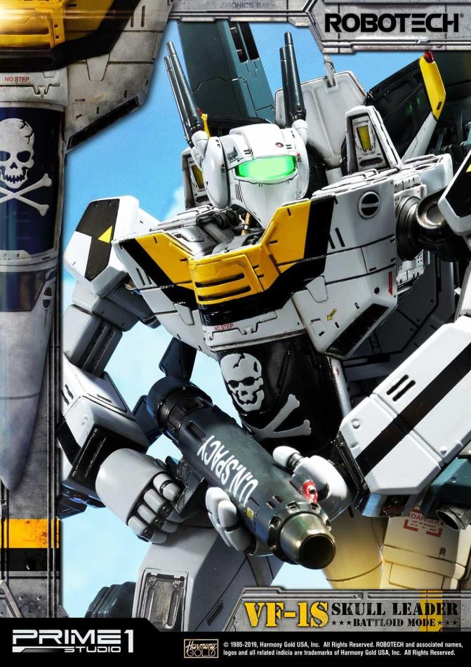 Robotec Saga VF-1S Skull Leader Battloid Mode (Prime1Studio)