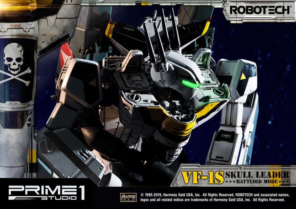 Robotec Saga VF-1S Skull Leader Battloid Mode (Prime1Studio)
