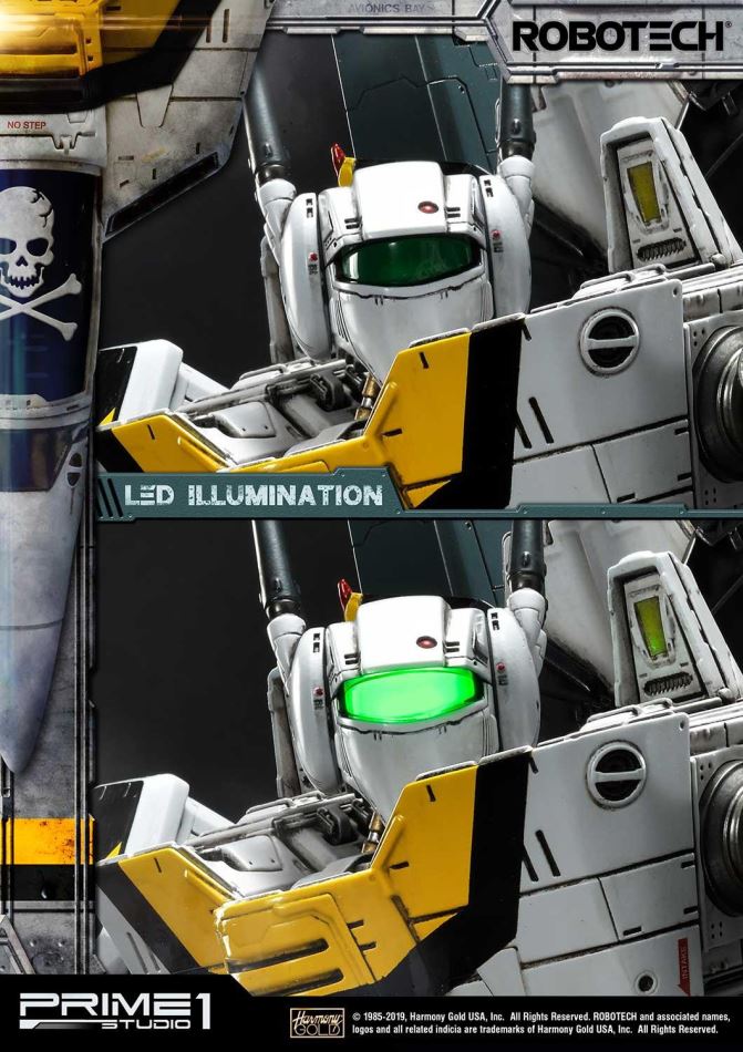 Robotec Saga VF-1S Skull Leader Battloid Mode (Prime1Studio)