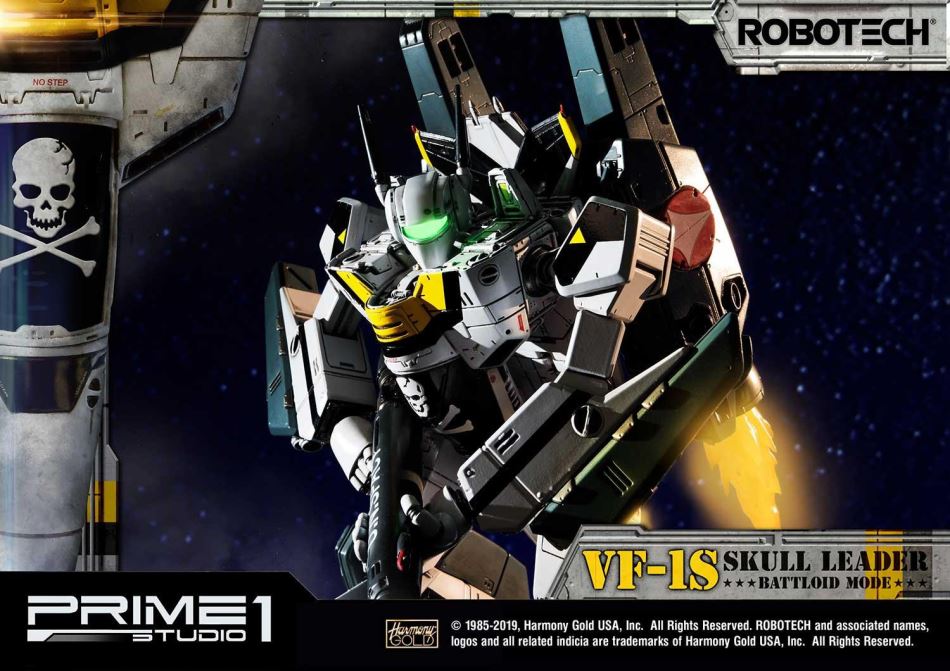 Robotec Saga VF-1S Skull Leader Battloid Mode (Prime1Studio)