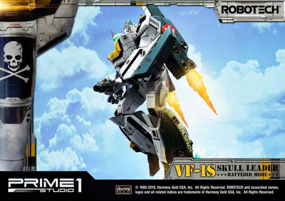 Robotec Saga VF-1S Skull Leader Battloid Mode (Prime1Studio)