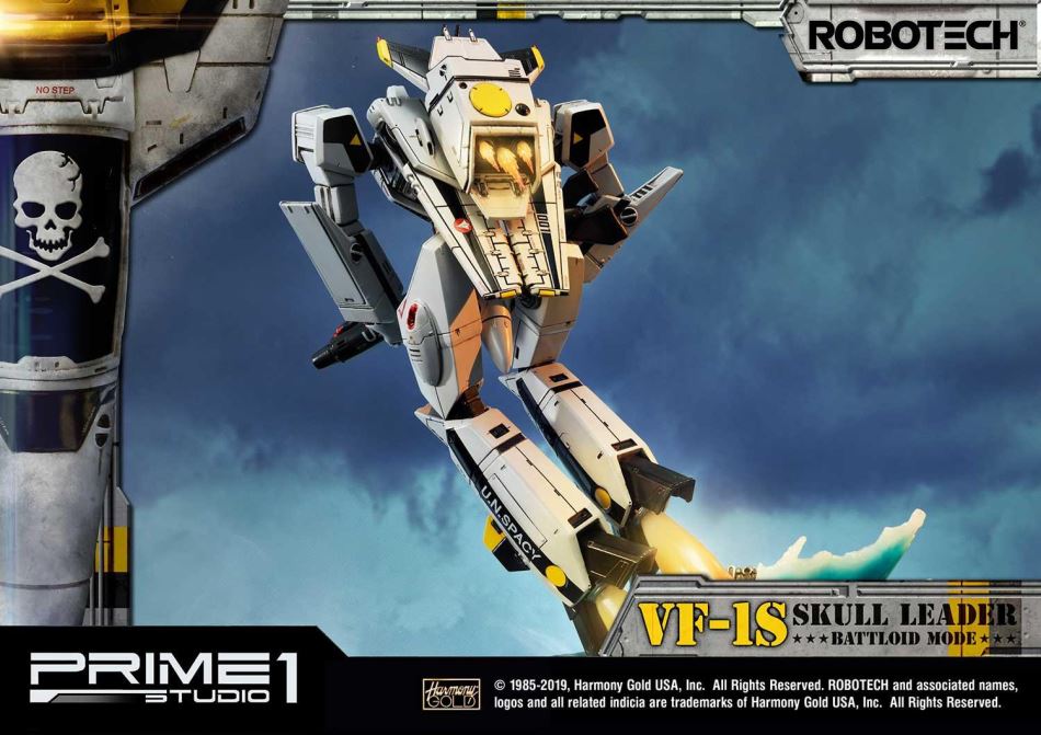 Robotec Saga VF-1S Skull Leader Battloid Mode (Prime1Studio)