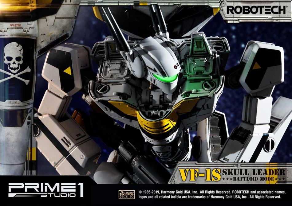 Robotec Saga VF-1S Skull Leader Battloid Mode (Prime1Studio)