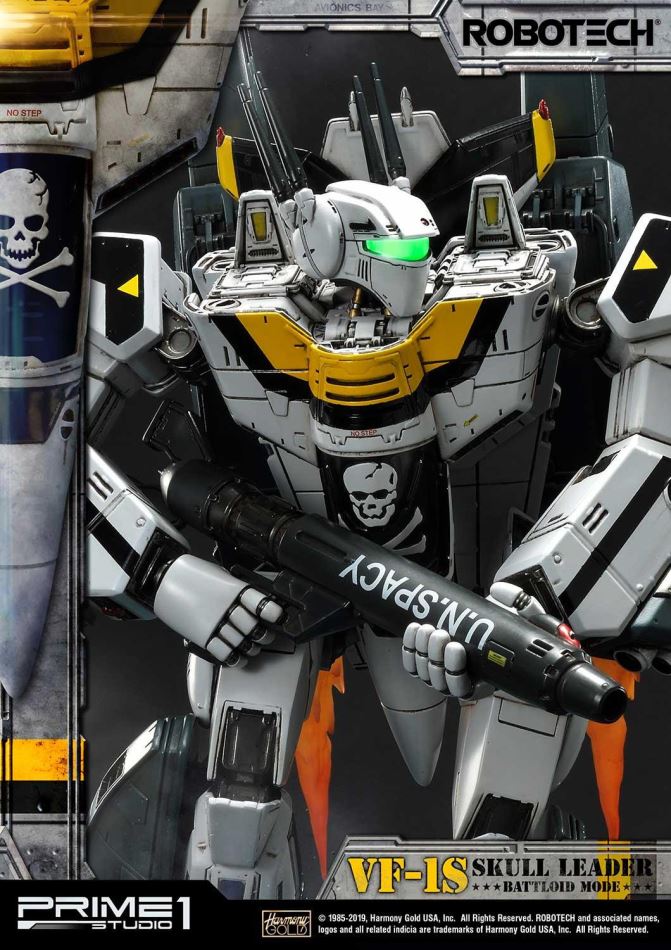 Robotec Saga VF-1S Skull Leader Battloid Mode (Prime1Studio)