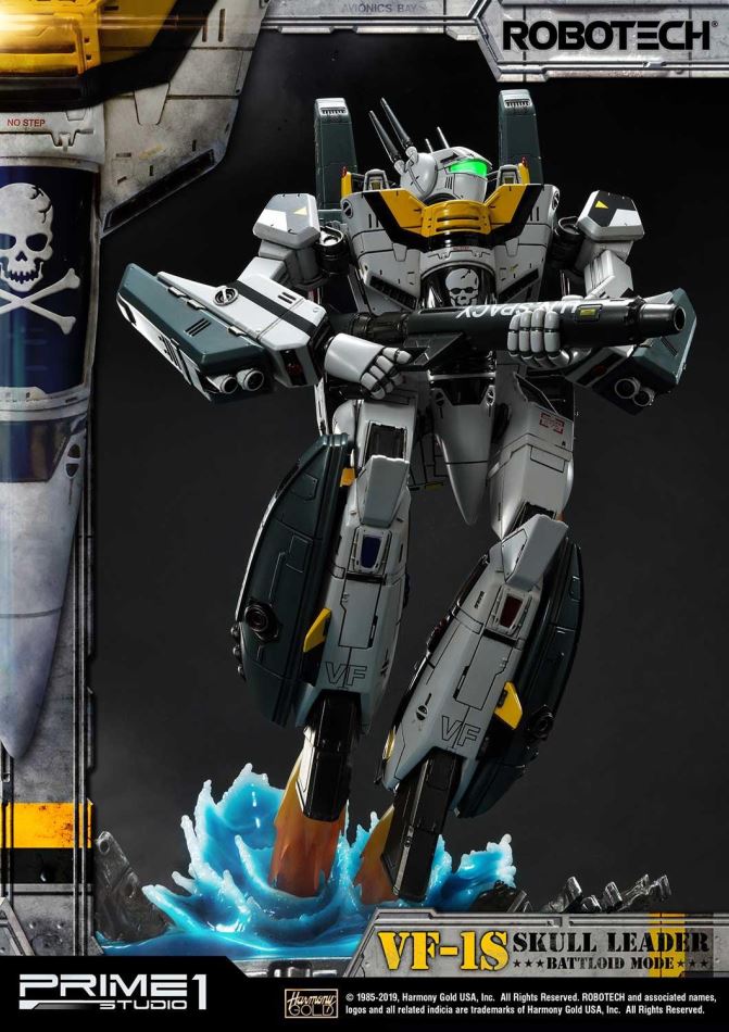 Robotec Saga VF-1S Skull Leader Battloid Mode (Prime1Studio)
