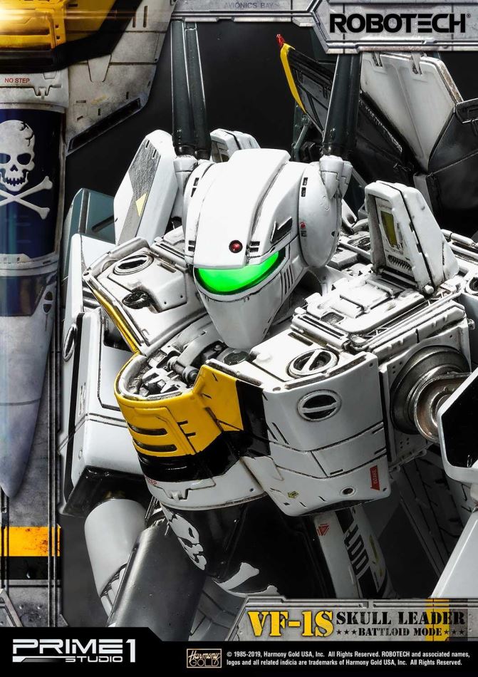 Robotec Saga VF-1S Skull Leader Battloid Mode (Prime1Studio)