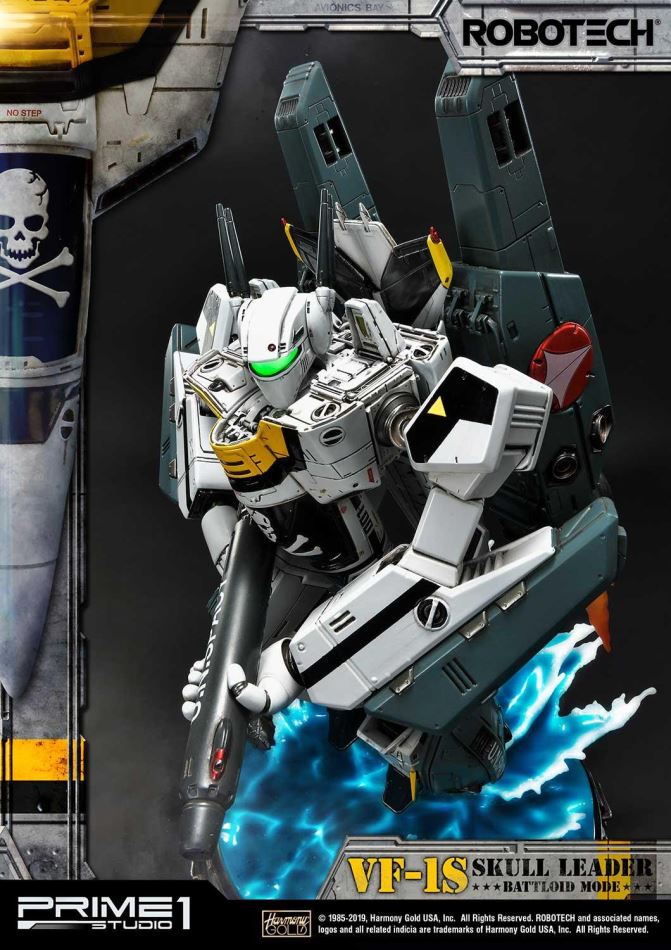 Robotec Saga VF-1S Skull Leader Battloid Mode (Prime1Studio)