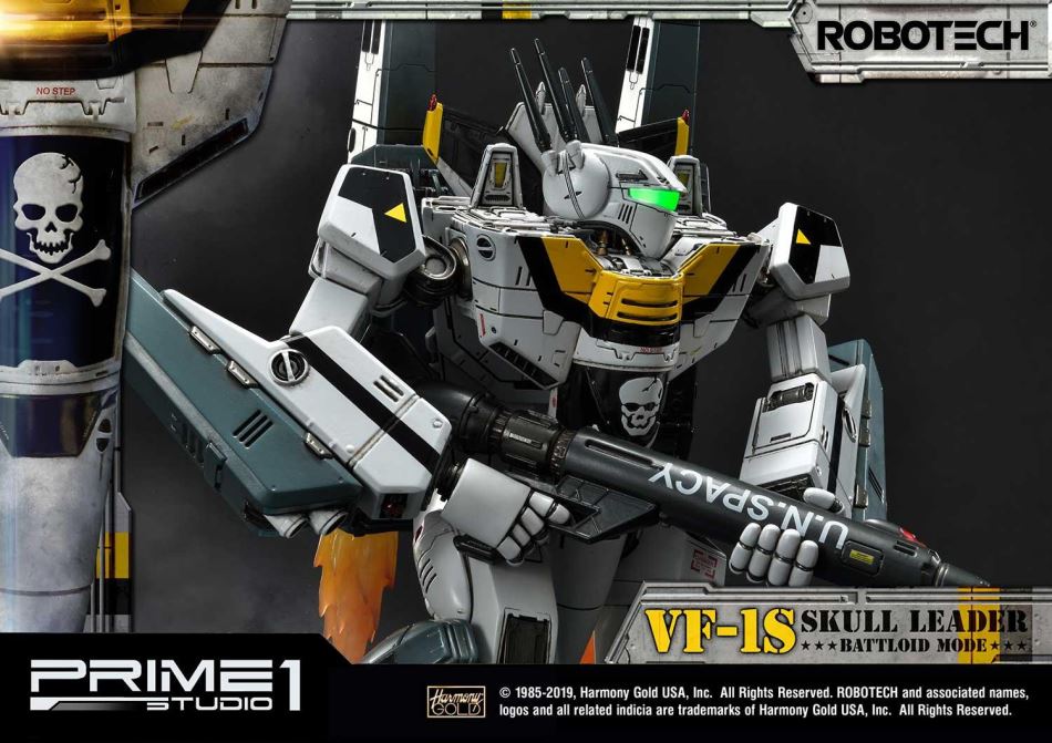 Robotec Saga VF-1S Skull Leader Battloid Mode (Prime1Studio)