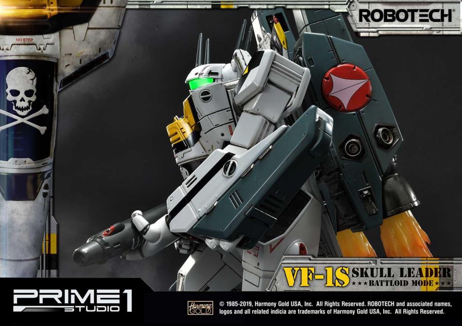 Robotec Saga VF-1S Skull Leader Battloid Mode (Prime1Studio)