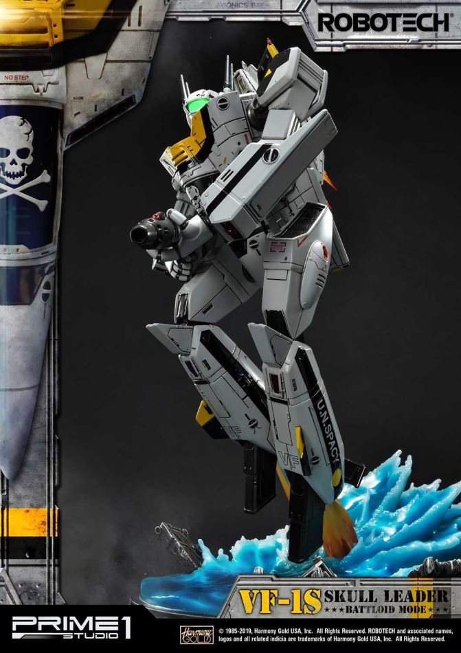 Robotec Saga VF-1S Skull Leader Battloid Mode (Prime1Studio)
