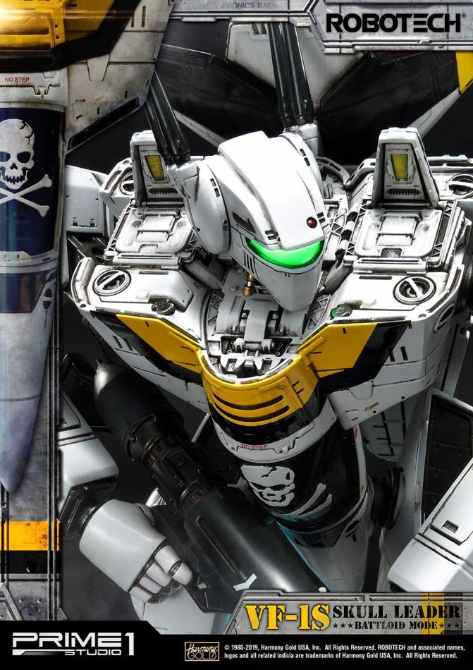 Robotec Saga VF-1S Skull Leader Battloid Mode (Prime1Studio)