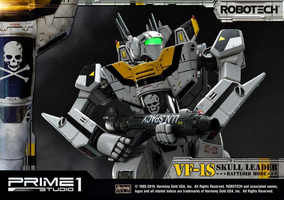 Robotec Saga VF-1S Skull Leader Battloid Mode (Prime1Studio)