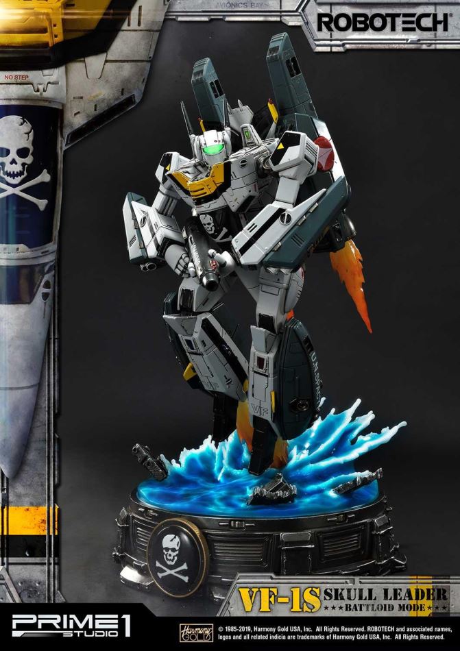 Robotec Saga VF-1S Skull Leader Battloid Mode (Prime1Studio)