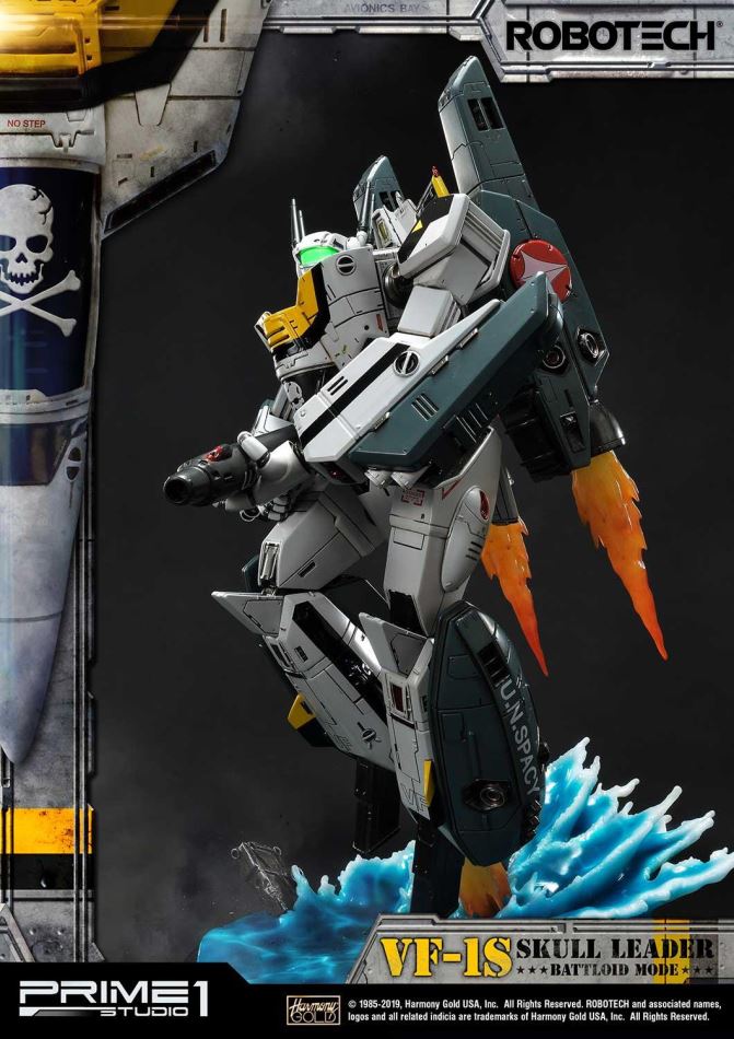 Robotec Saga VF-1S Skull Leader Battloid Mode (Prime1Studio)