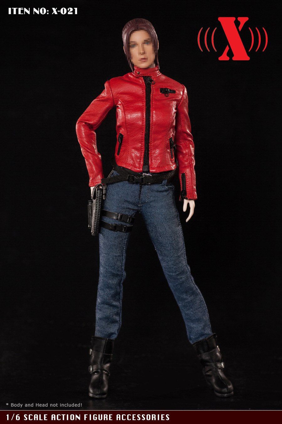X-TOYS (X-021) 1/6 Red Locomotive Fighting Women Suit