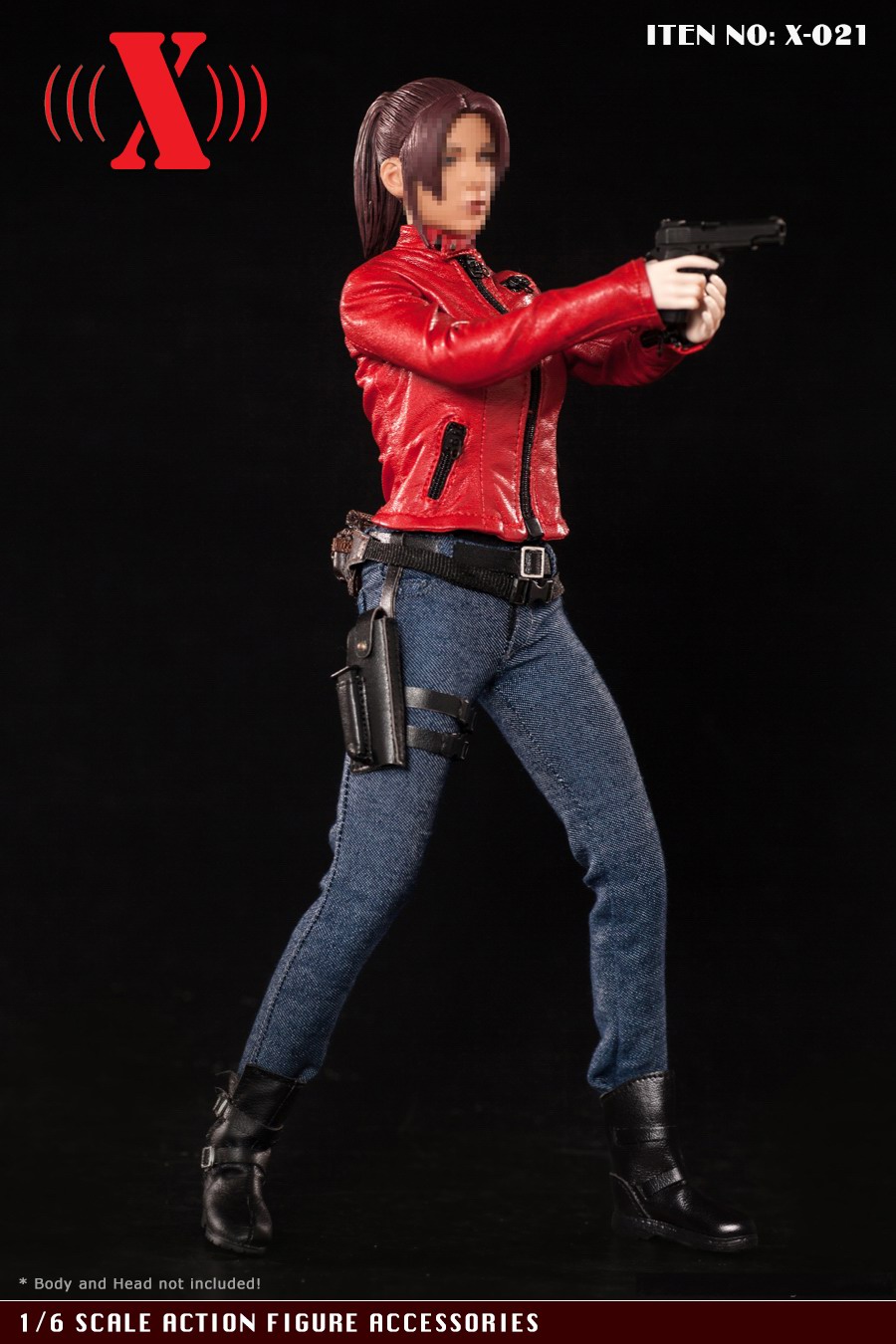 X-TOYS (X-021) 1/6 Red Locomotive Fighting Women Suit