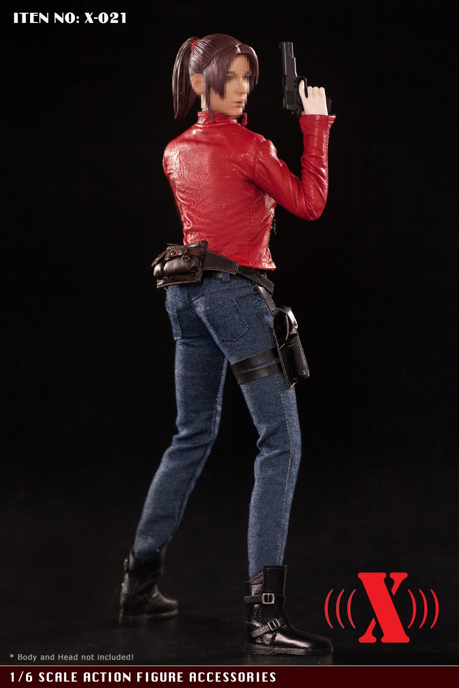 X-TOYS (X-021) 1/6 Red Locomotive Fighting Women Suit