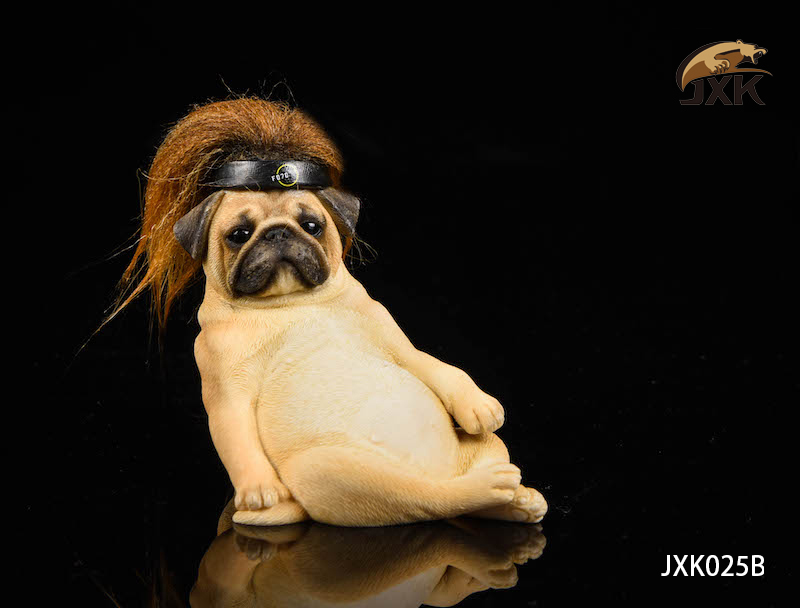 JXK : 1/6 Decadent Dog Series Pug-with Sofa and Hair Cover