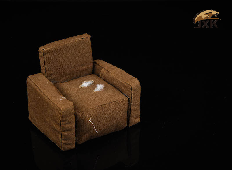 JXK : 1/6 Decadent Dog Series Pug-with Sofa and Hair Cover