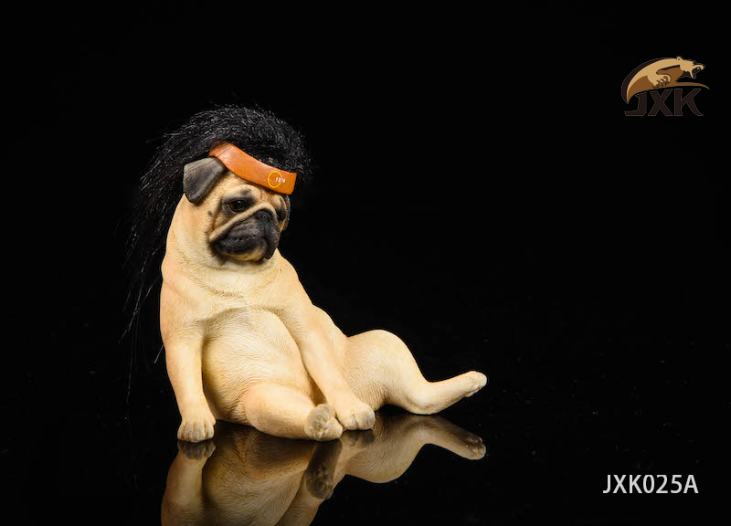JXK : 1/6 Decadent Dog Series Pug-with Sofa and Hair Cover