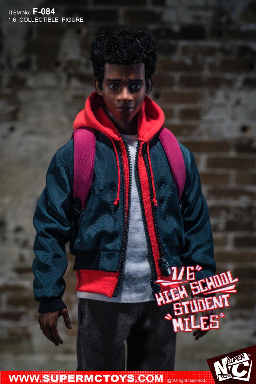 SUPERMCTOYS: 1/6 High School Student Miles Action Figure