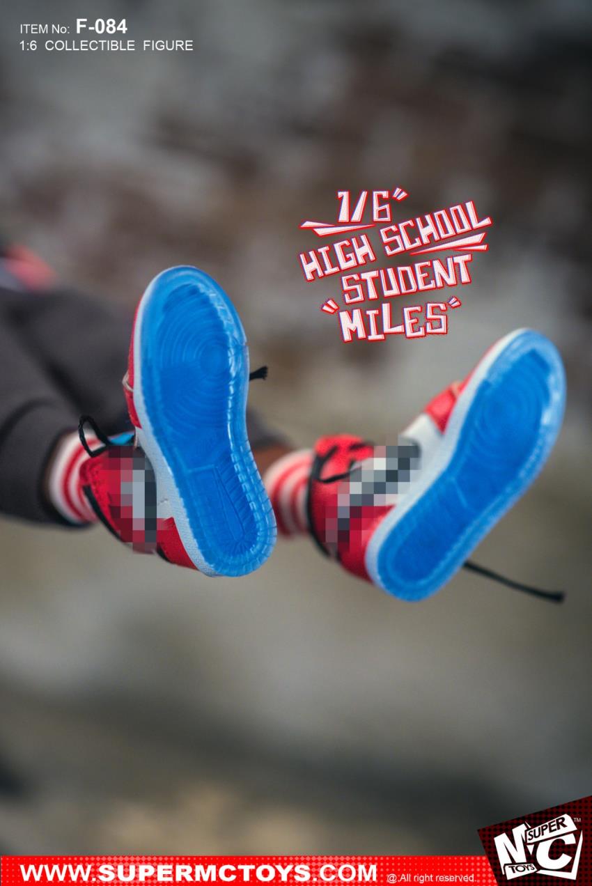 SUPERMCTOYS: 1/6 High School Student Miles Action Figure