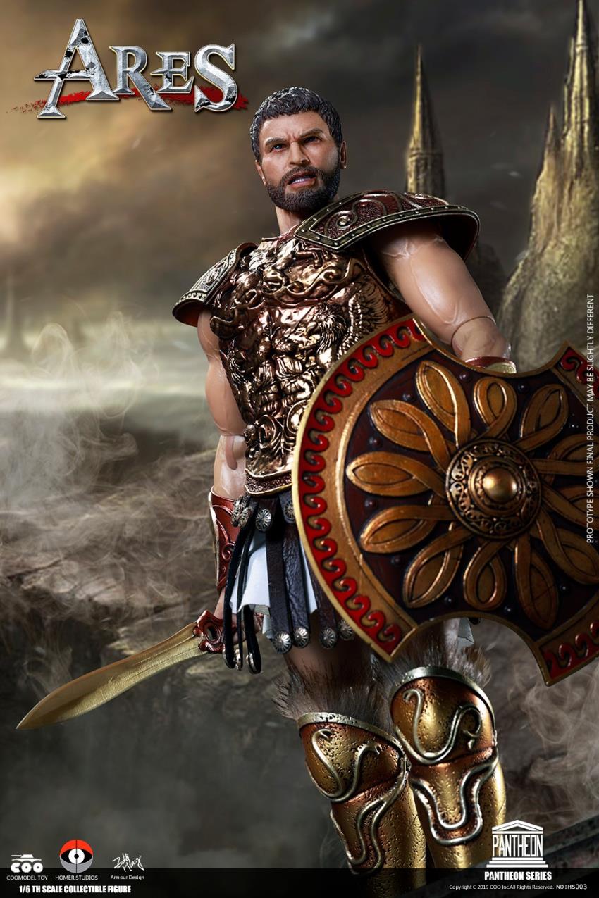 COOMODEL X HOMER NO.HS003 1/6 PANTHEON SERIES - ARES / GOD OF WAR