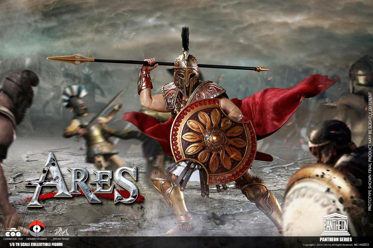 COOMODEL X HOMER NO.HS003 1/6 PANTHEON SERIES - ARES / GOD OF WAR