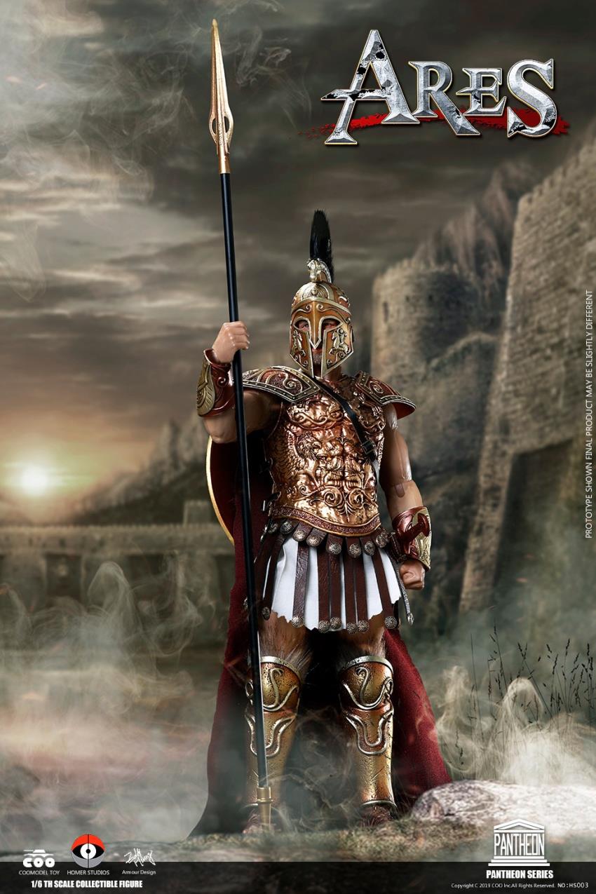 COOMODEL X HOMER NO.HS003 1/6 PANTHEON SERIES - ARES / GOD OF WAR