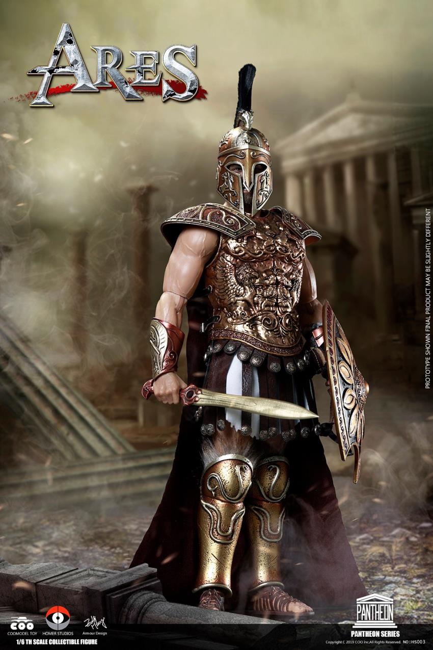 COOMODEL X HOMER NO.HS003 1/6 PANTHEON SERIES - ARES / GOD OF WAR